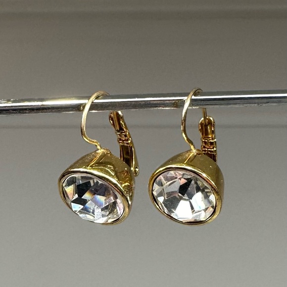 🛑SOLD KATE SPADE NEW YORK “Gum Drop” Clear Earrings - Picture 5 of 15